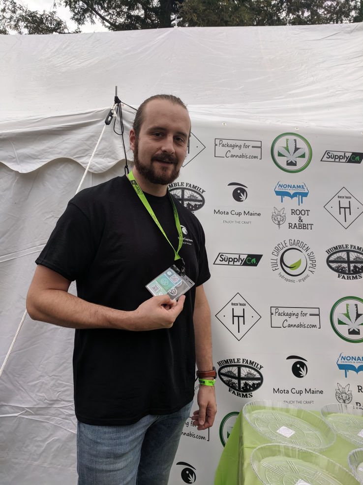 Guest with paper wallet at MotaCup